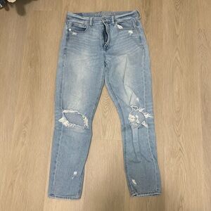 American Eagle Outfitters Distressed Light Blue Jeans